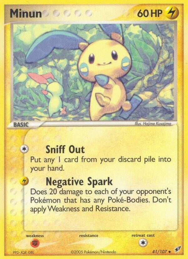 Image for Minun (41/107) (DX) - Pokemon