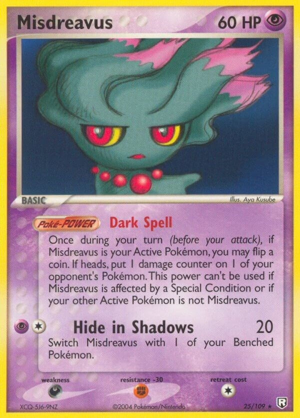 Image for Misdreavus (25/109) (RR) - Pokemon