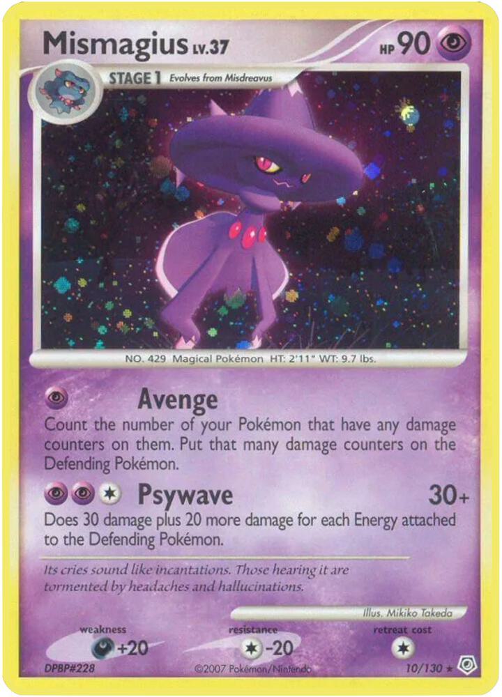 Image for Mismagius (10/130) (DP) - Pokemon