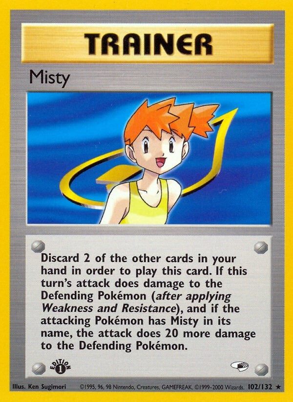Image for Misty (102) (102/132) (G1) - Pokemon