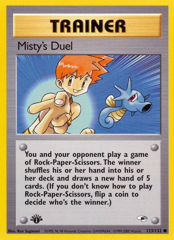 Image for Misty's Duel (123/132) (G1) - Pokemon