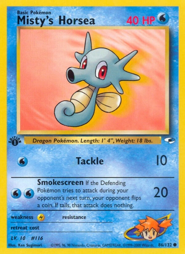 Image for Misty's Horsea (086/132) (G1) - Pokemon