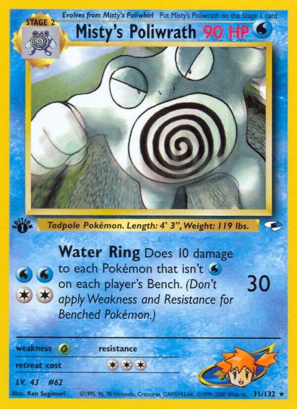 Image for Misty's Poliwrath (031/132) (G1) - Pokemon