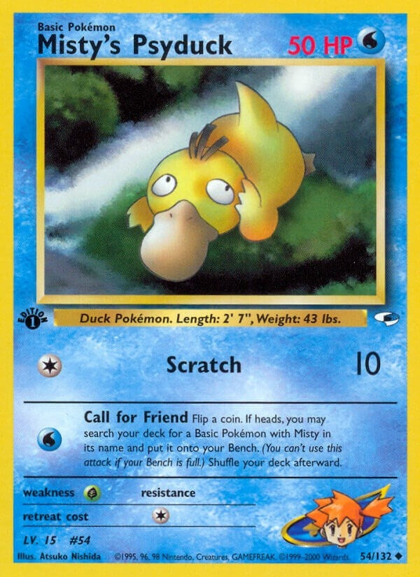 Image for Misty's Psyduck (054/132) (G1) - Pokemon
