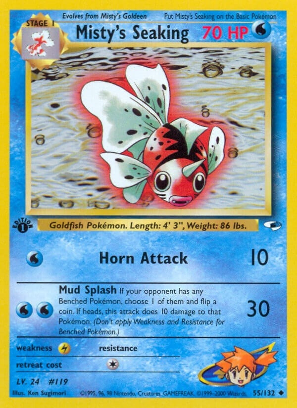 Image for Misty's Seaking (055/132) (G1) - Pokemon