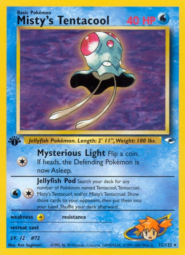 Image for Misty's Tentacool (32) (032/132) (G1) - Pokemon