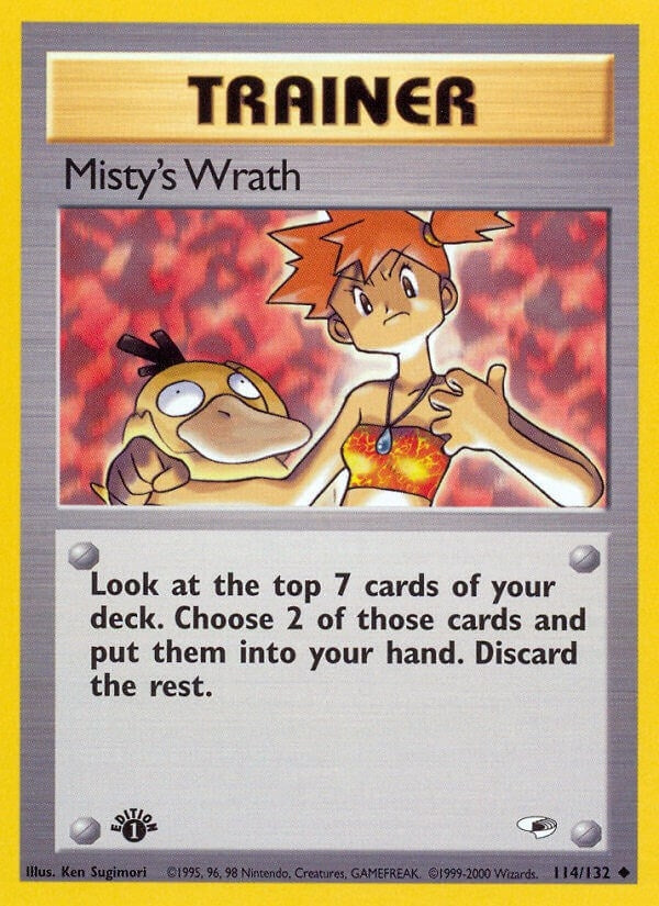Image for Misty's Wrath (114/132) (G1) - Pokemon