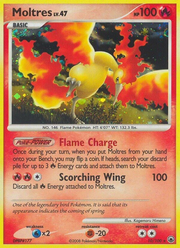 Image for Moltres (10/100) (MD) - Pokemon
