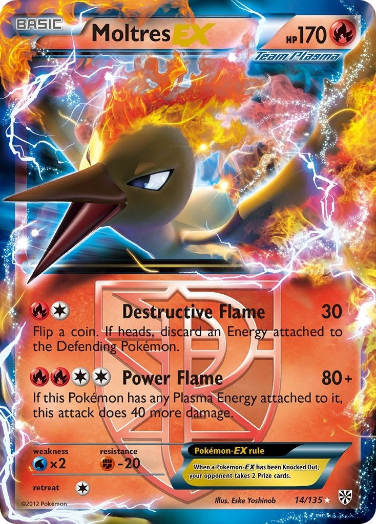 Image for Moltres EX (Team Plasma) (14/135) (PLS) - Pokemon