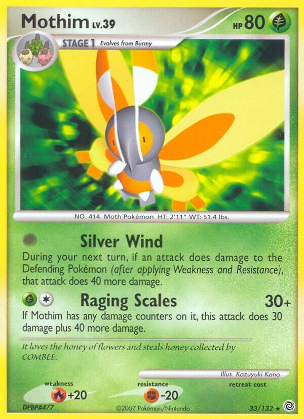 Image for Mothim (33/132) (SW) - Pokemon