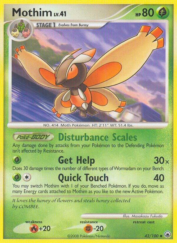 Image for Mothim (42/100) (MD) - Pokemon