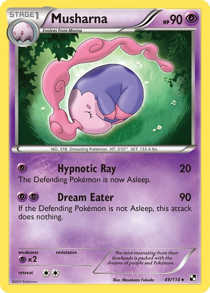Image for Musharna (49/114) (BLW) - Pokemon