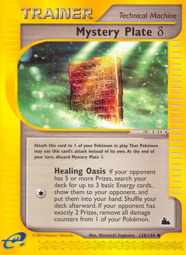 Image for Mystery Plate Delta (136/144) (SK) - Pokemon
