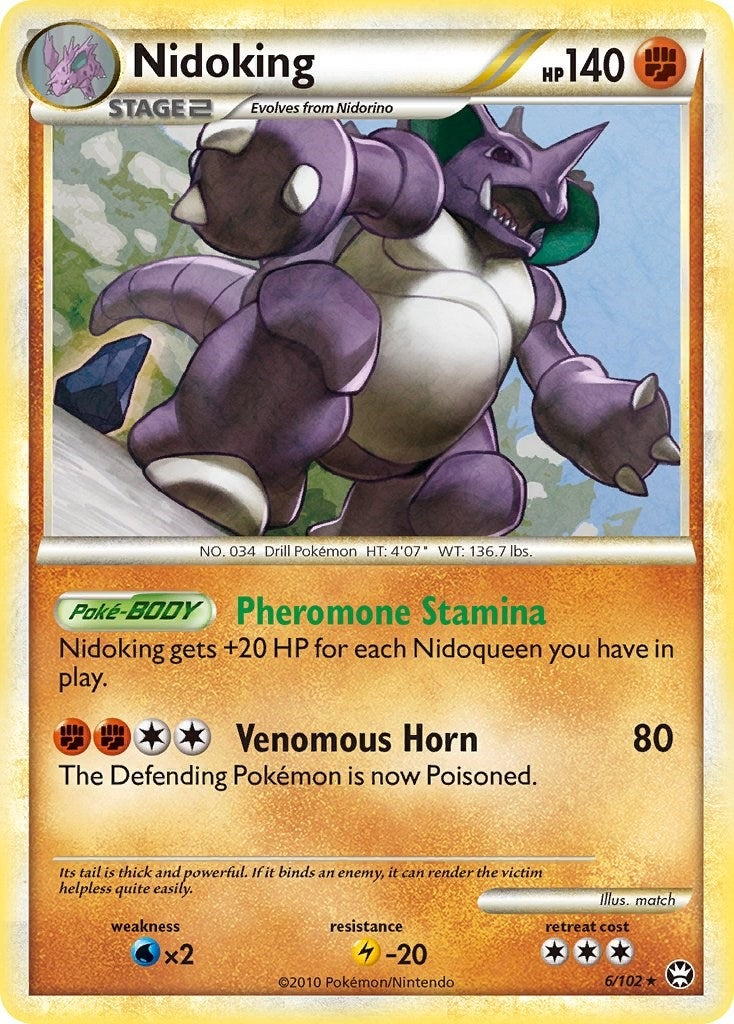 Image for Nidoking (6/102) (TM) - Pokemon