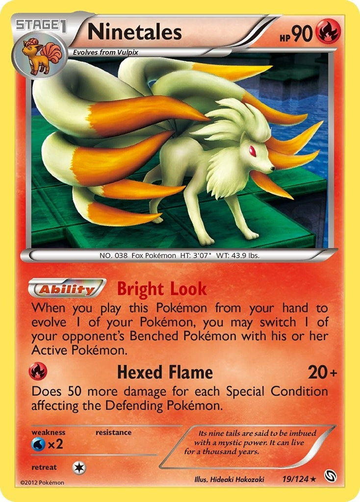 Image for Ninetales (19/124) (DRX) - Pokemon