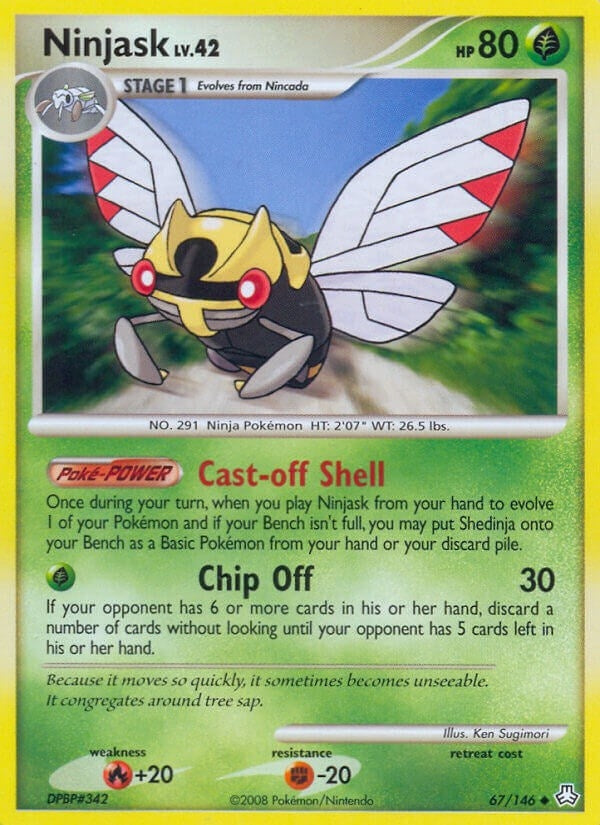 Image for Ninjask (67/146) (LA) - Pokemon