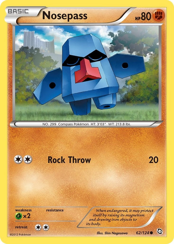 Image for Nosepass (62/124) (DRX) - Pokemon