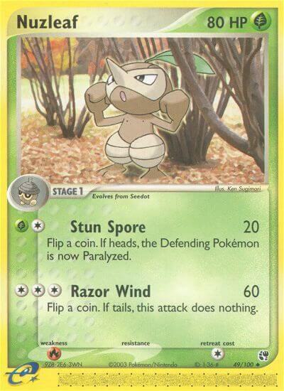 Image for Nuzleaf (49/100) (SS) - Pokemon