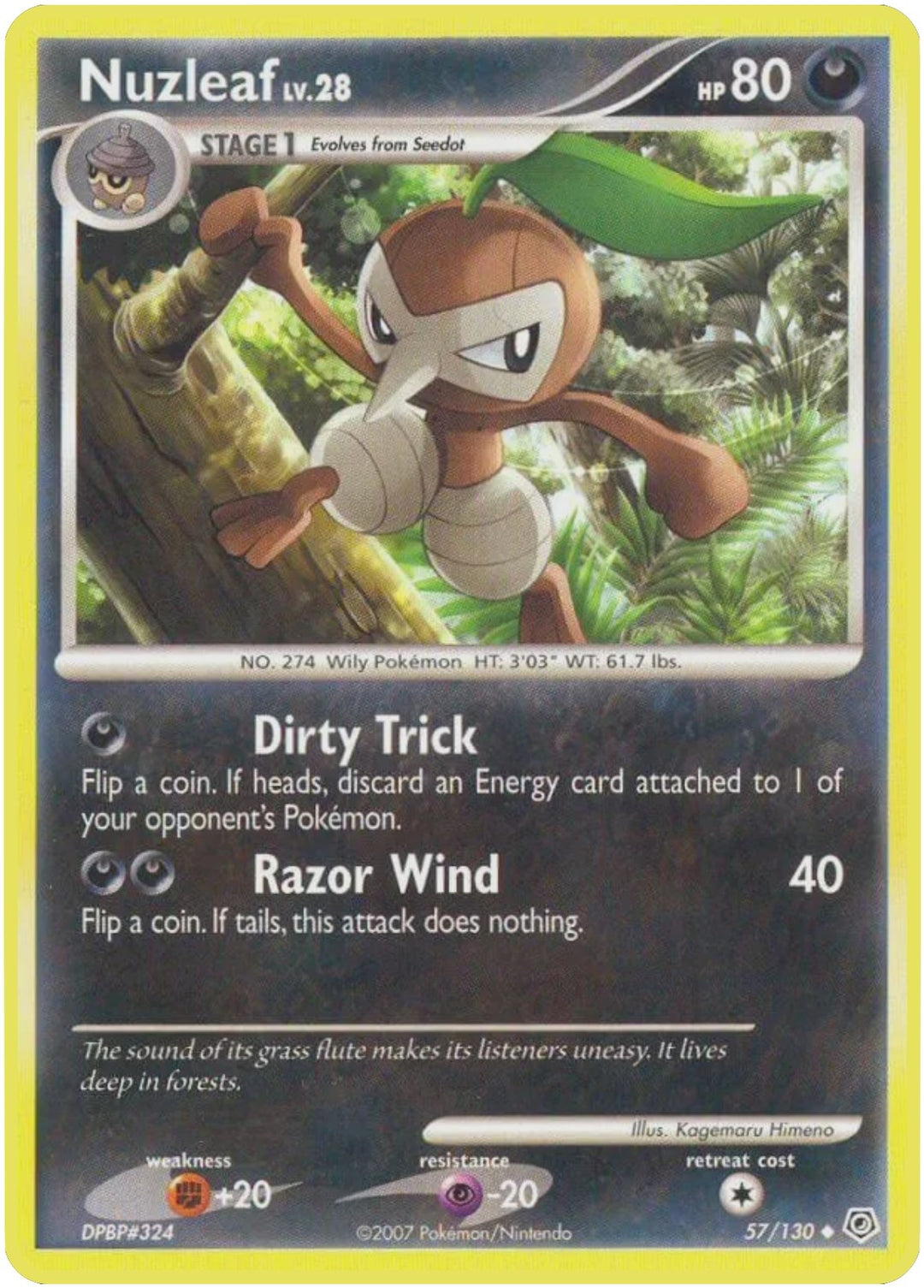 Image for Nuzleaf (57/130) (DP) - Pokemon