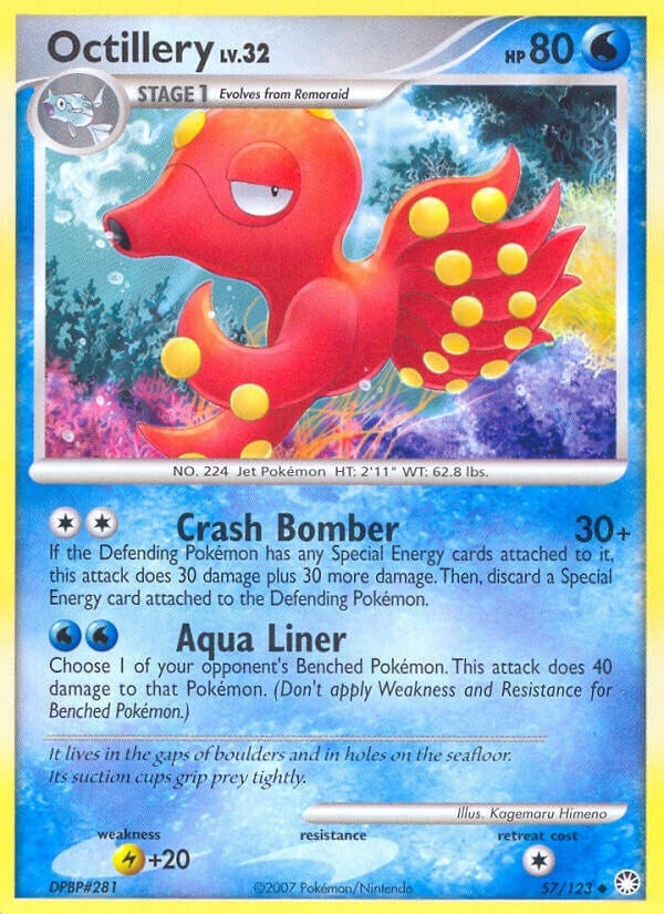 Image for Octillery (57/123) (MT) - Pokemon