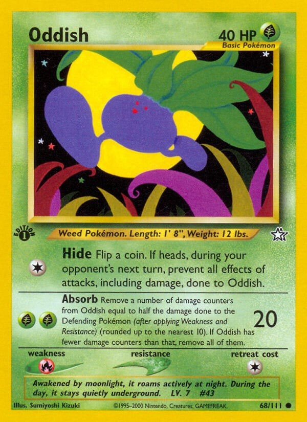 Image for Oddish (068/111) (N1) - Pokemon