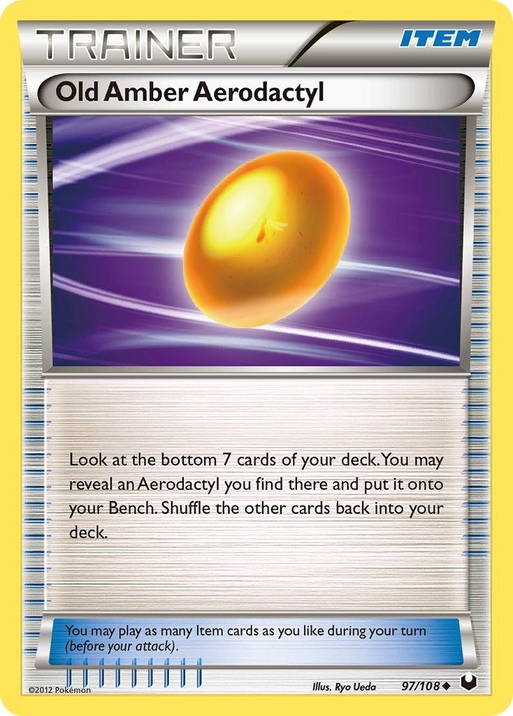 Image for Old Amber Aerodactyl (97/108) (DEX) - Pokemon