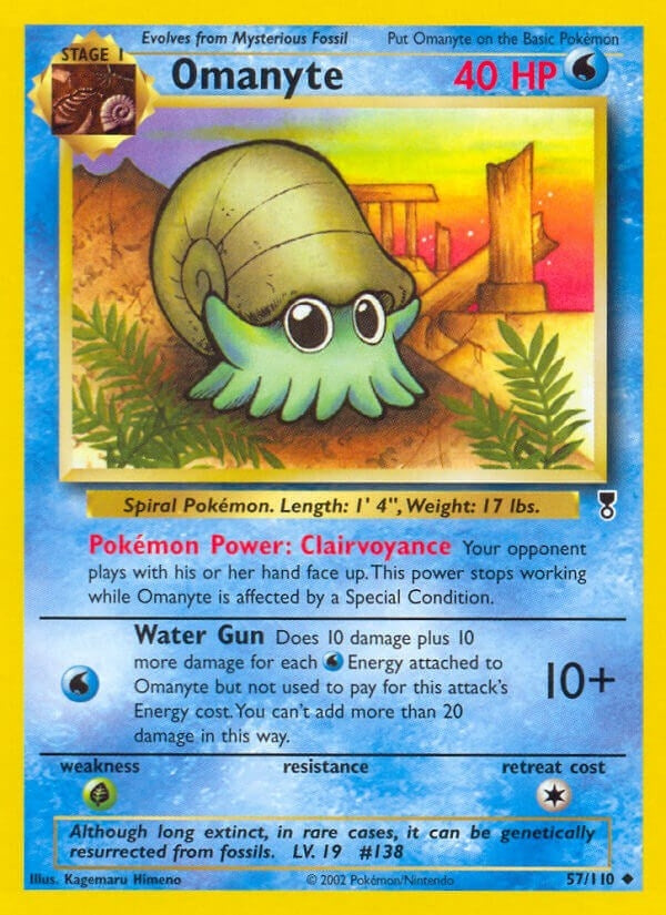 Image for Omanyte (057/110) (LC) - Pokemon