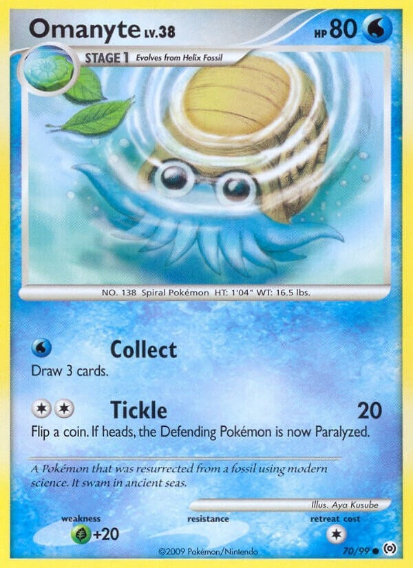 Image for Omanyte (70/99) (AR) - Pokemon