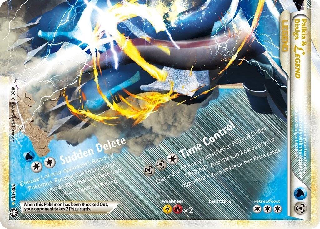 Image for Palkia & Dialga Legend (Bottom) (102/102) (TM) - Pokemon