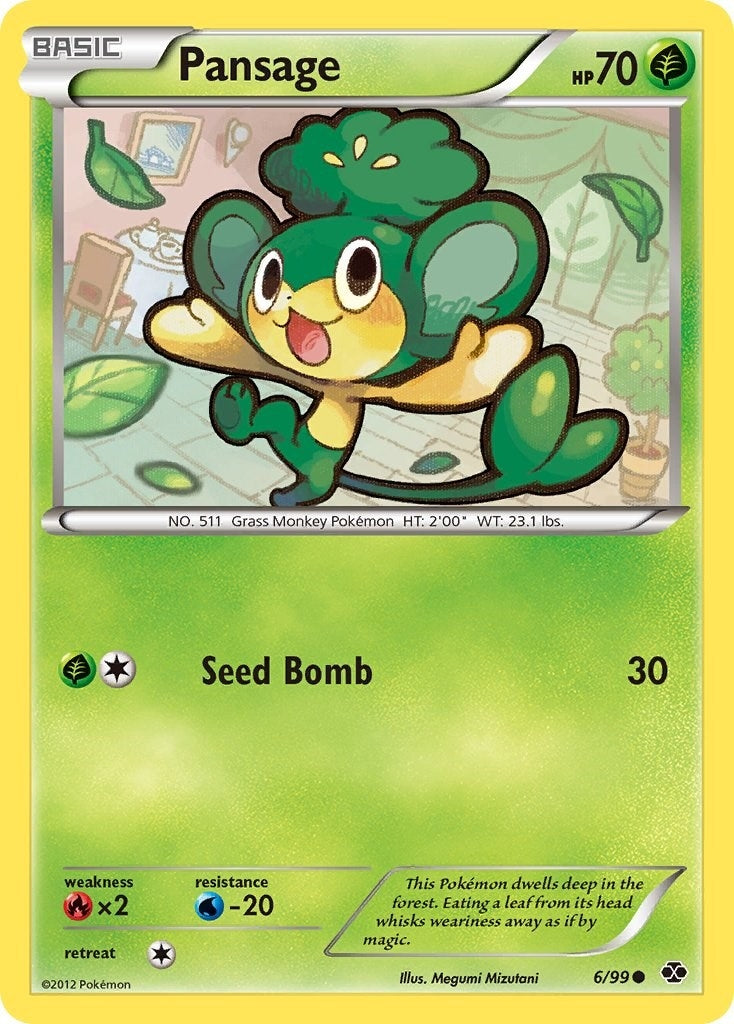 Image for Pansage (6/99) (NXD) - Pokemon