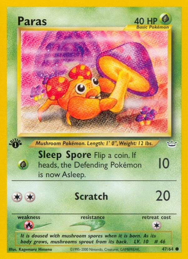 Image for Paras (47/64) (N3) - Pokemon