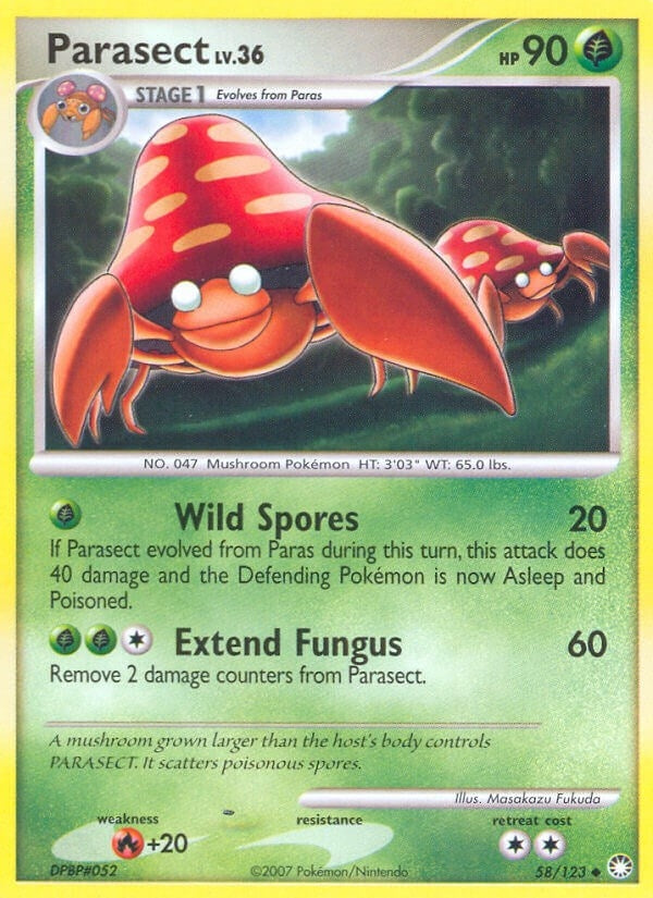 Image for Parasect (58/123) (MT) - Pokemon