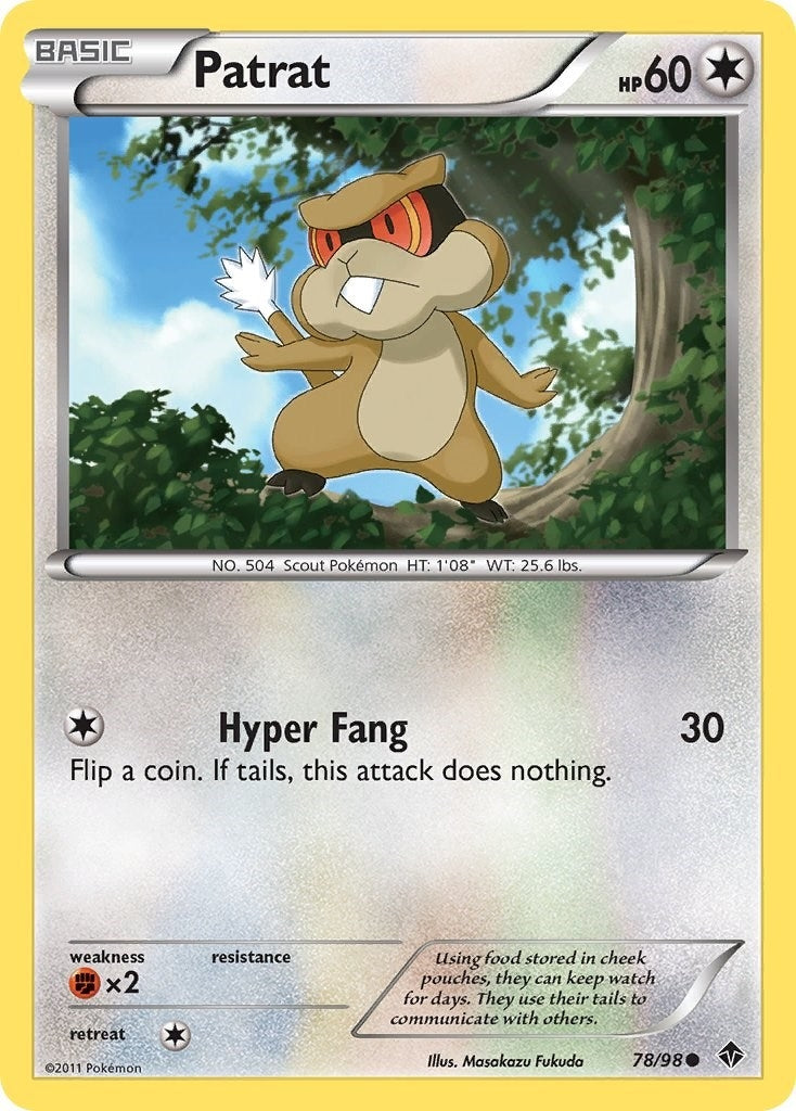 Image for Patrat (78/98) (EPO) - Pokemon