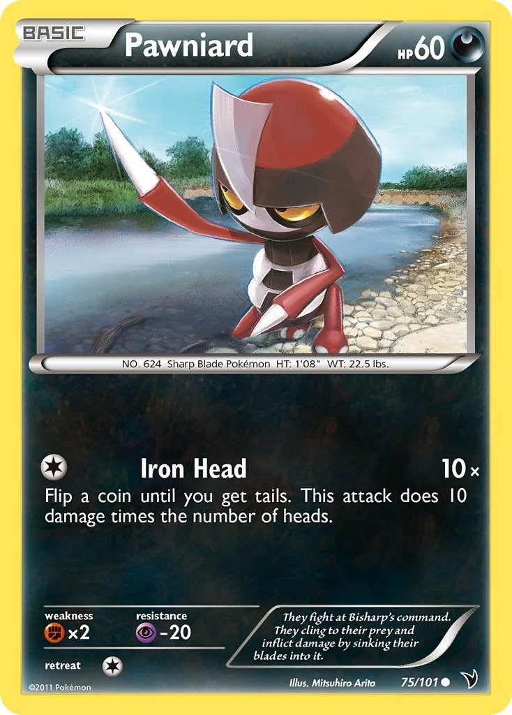 Image for Pawniard (75) (75/101) (NVI) - Pokemon