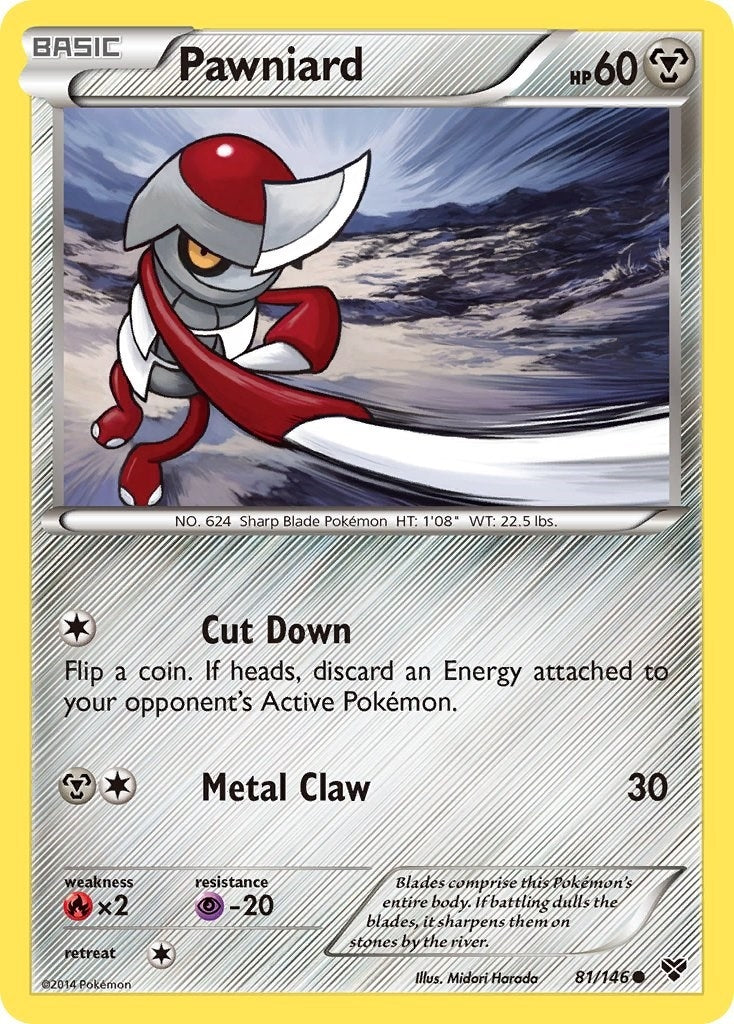 Image for Pawniard (81/146) (XY) - Pokemon