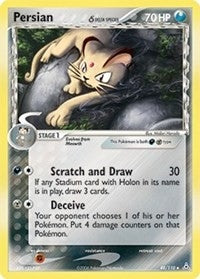 Image for Persian (Delta Species) (48/110) (HP) - Pokemon