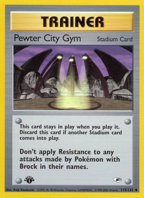 Image for Pewter City Gym (115/132) (G1) - Pokemon