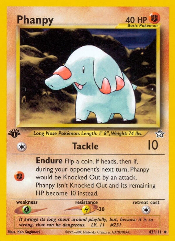 Image for Phanpy (043/111) (N1) - Pokemon