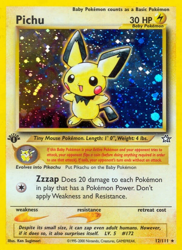 Image for Pichu (012/111) (N1) - Pokemon