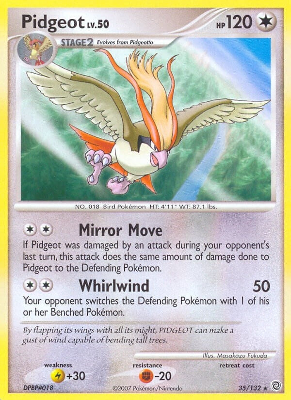Image for Pidgeot (35/132) (SW) - Pokemon