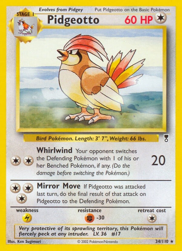 Image for Pidgeotto (034/110) (LC) - Pokemon