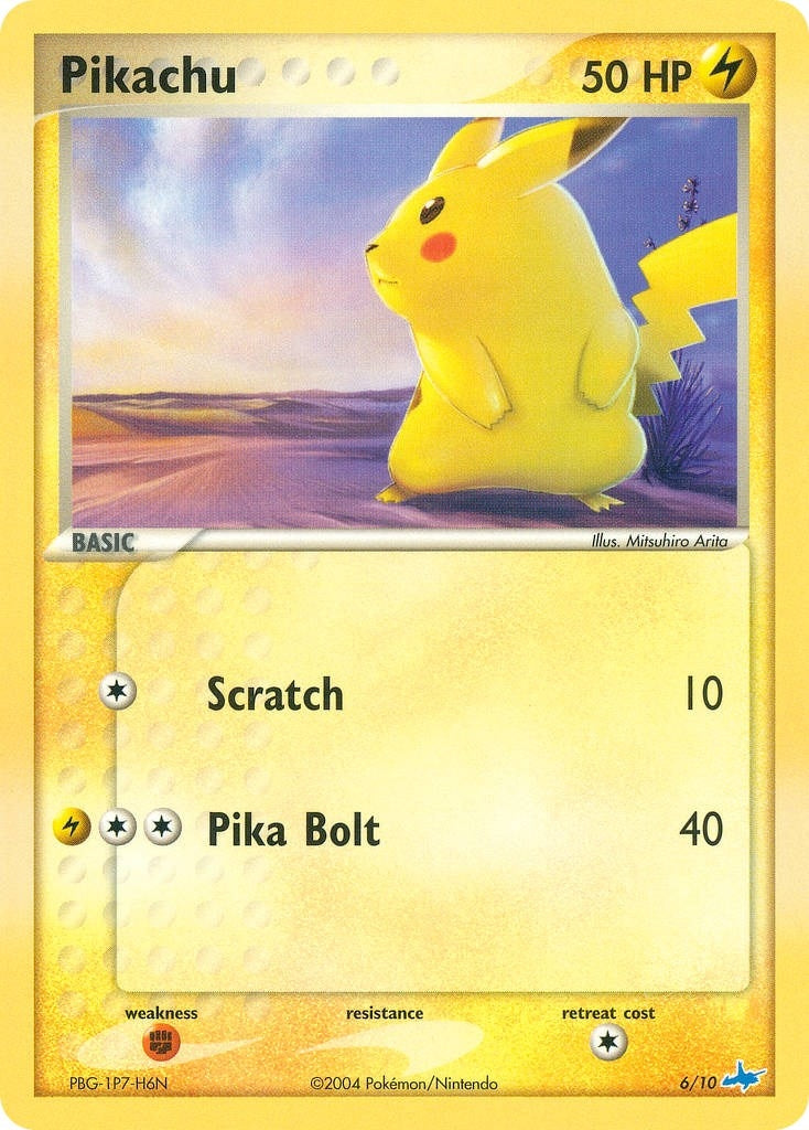 Image for Pikachu (6/10) (PR) - Pokemon