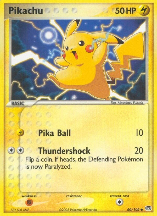 Image for Pikachu (60/106) (EM) - Pokemon