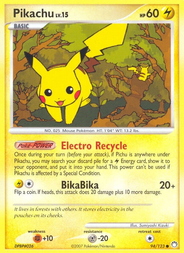 Image for Pikachu (94/123) (MT) - Pokemon
