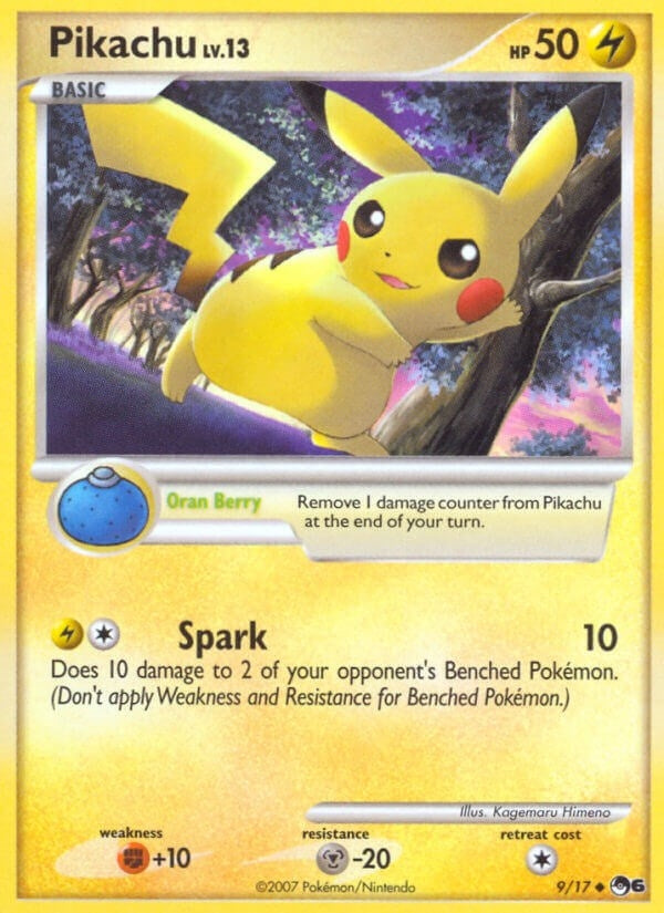 Image for Pikachu (009/017) (POP) - Pokemon