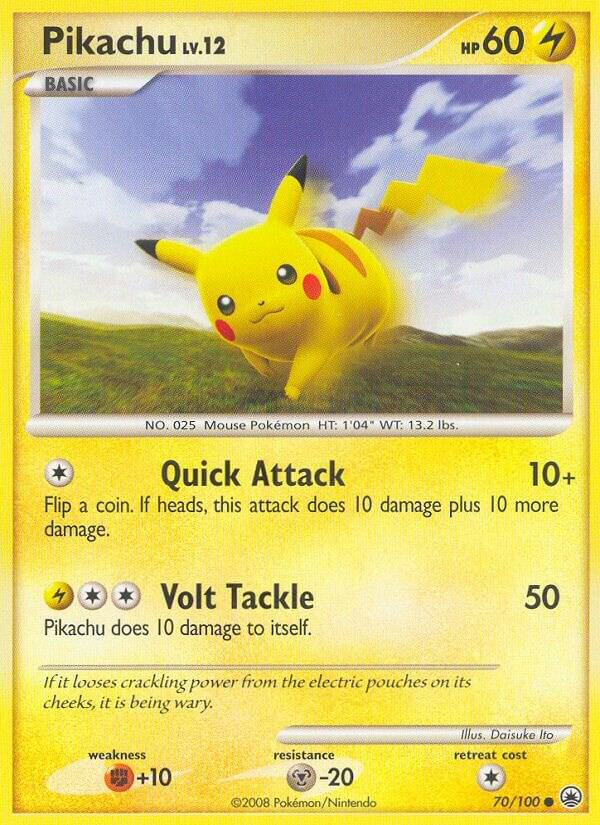 Image for Pikachu (70/100) (MD) - Pokemon