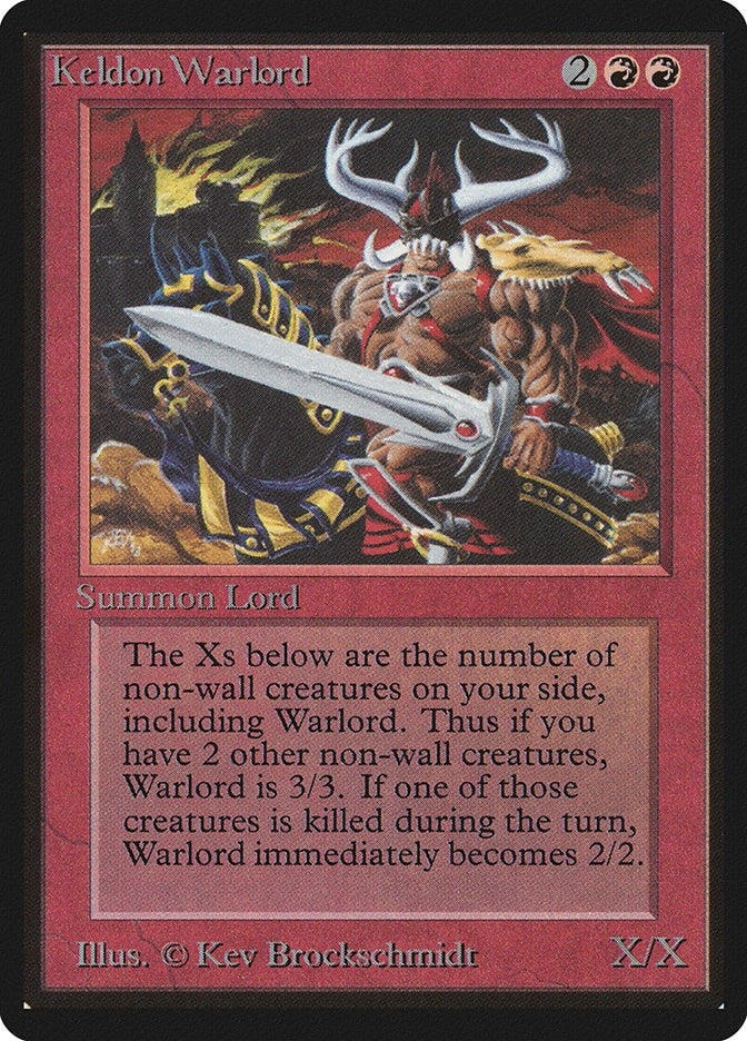 Image for Keldon Warlord - Magic: The Gathering