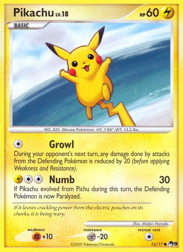 Image for Pikachu (015/017) (POP) - Pokemon