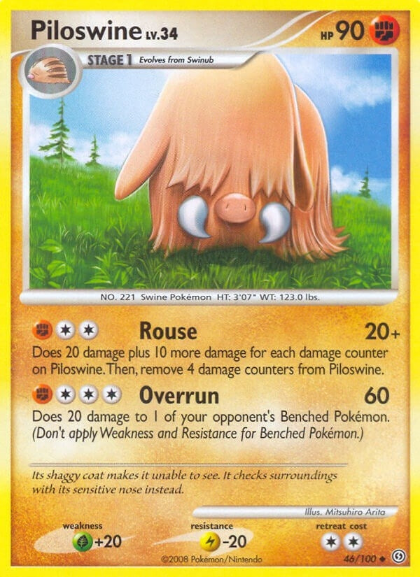 Image for Piloswine (46/100) (SF) - Pokemon