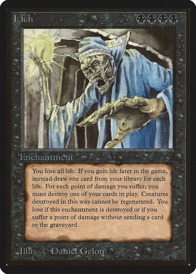Image for Lich - Magic: The Gathering